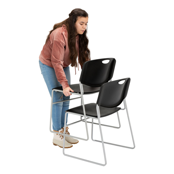 Armless HeavyDuty Stackable Chair & Reviews